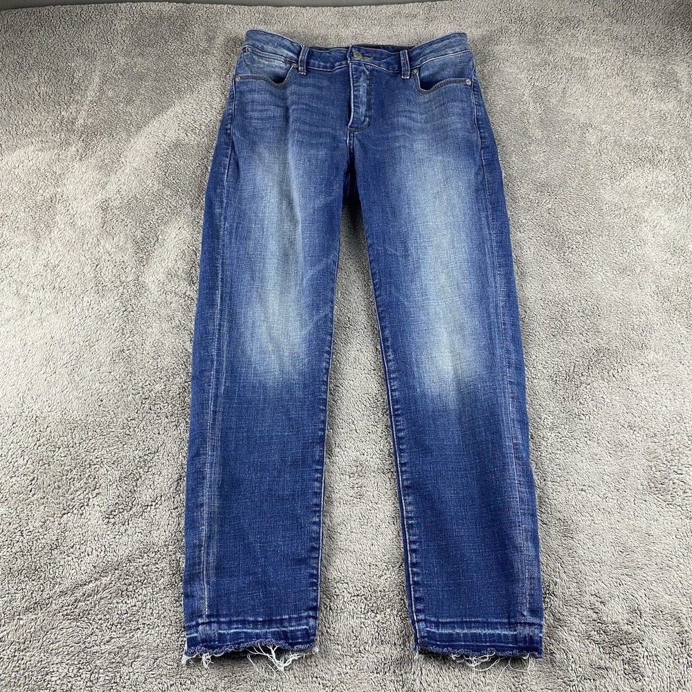 Lucky Brand Hayden‎ Skinny Jeans Jeans 4/27 Blue Raw Hem